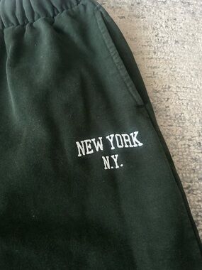Brandy Melville Dark Forest Green New York Sweatpants